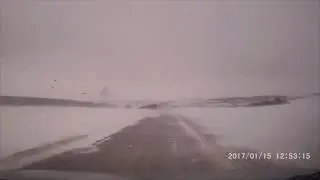 Состояние дороги Елец - Долгоруково 15.01.2017