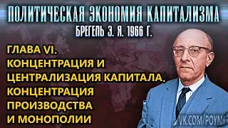 ГЛАВА VI. КОНЦЕНТРАЦИЯ И ЦЕНТРАЛИЗАЦИЯ КАПИТАЛА | Политическая экономия капитализма | Брегель Э.Я.