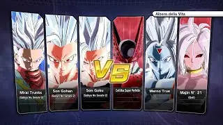 XV2 (PC): Goku/Gohan/Mirai Trunks SNS2 vs Cell Max Super Perfetto/Merno True/Majin N°21 (Evil)