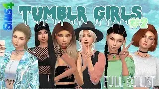 The Sims 4 - Pack Roupas Tumblr #2 // Tumblr Clothes Full CC List + Download