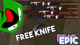 epic free counter blox hacks + free knife giveaway (roblox)