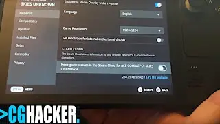 How To Keep Games Saves in the Steam Cloud 2024 - ACE COMBAT 7: SKIES UNKNOWN