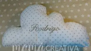 Como coser un cojín en forma de nube.
