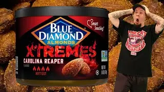 Blue Diamond Xtreme Carolina Reaper Almonds Taste Test
