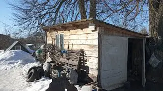 не делайте так. крыша из профнастила односкатная.течет.