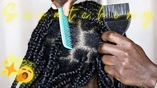 Massage Between Braids 🔹 Relaxation 🔹No talking