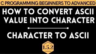 Online School- | Convert ASCII value into Character | Character into ASCII Value|Bangla|Module 1.5.2