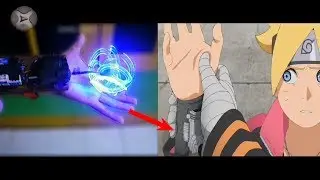This is why Boruto was disqualified because of the Scientific Ninja Tool REAL RASENGAN