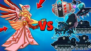 NEW MYTHIC TANK VALKYRIE VS ALL BOSSES in Hills of Steel! Tank Boss Battle