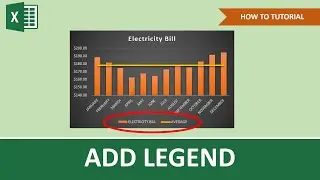How To Add A Legend In An Excel Chart | Beginner Tutorial