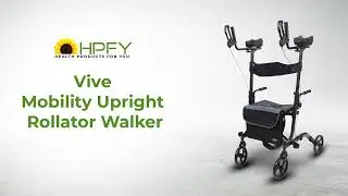 Vive Mobility Upright Rollator Walker | BEST ROLLATOR | Best walker in 2023 | HPFY