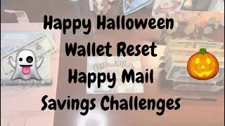Last paycheck of October | $842 | weekly wallet reset | savings challenges👻