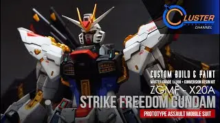 MG 1/100 Strike Freedom Gundam + Conversion Kit - Custom Build & Paint
