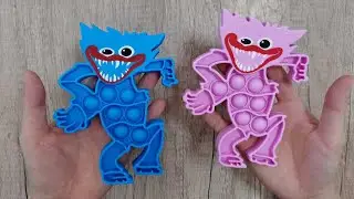 Huggy Wuggy Pop It Unboxing 2021 - Scary Poppy Playtime Toy