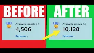 Microsoft Rewards -  Earn 10,000+ Points Per Month!