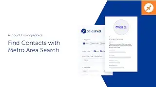 Find Contacts with our Metro Area Search Filter   Q4 2019 Update