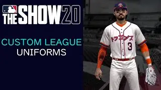 MLB The Show 20 - Custom League Teams & Jerseys