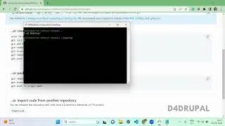How to create a new repository and do the first push on Git Repo | D4Drupal