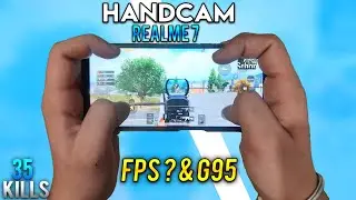 My First Game On Realme 7 || 35 Kills || Fps ? & G95 || Handcam 4 Finger + Always On Gyro #33