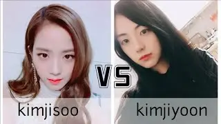BLACKPINK - Jisoo beauty VS The beauty of the old sister Jiyoon / BLACKPINK จีซู VS พี่สาวจีซู