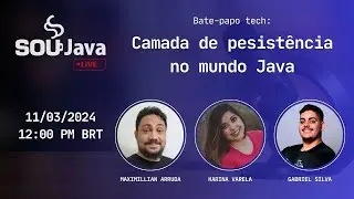 Bate-papo Tech: Camada de Persistência no mundo Java