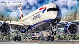 Flight Simulator 2024: London - Accra Full Flight | British Airways A350 | MSFS 2024