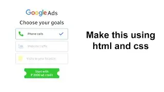 Google ads design html css | macro design | 2022