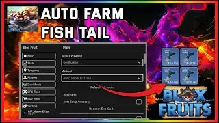 BLOX FRUITS Script Pastebin 2022 UPDATE 17 PART 3 AUTO FARM FISH TAIL