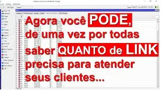 Agora você pode de uma vez por todas, saber quanto de link precisa para antender seus clientes