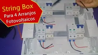 Montagem da String Box Off-Grid de 4 Arranjos