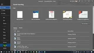 Microsoft Word[ Ms. Word Option Button toturial ]آموزش ورد: اپشن بتن ها