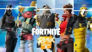 All Chapter 2 Remix Battle Pass Skins! Fortnite