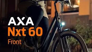 The AXA Nxt is a 60 lux dynamo front light with a Steady light function