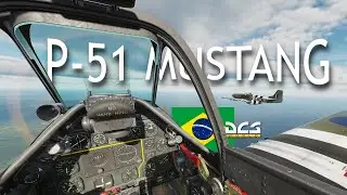 DCS - Meu primeiro voo online com P-51