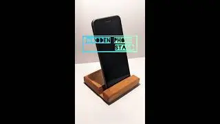 DIY Wood Phone Stand