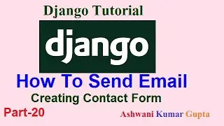 How to send Email in Django ? How to Create Contact form in Django? in Hindi | Urdu