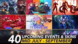 MID JULY- SEPTEMBER UPCOMING SKINS UPDATES|SEPTEMBER CC&LB LINEUP| MIYA LEGEND SKIN| HISTORIC THEME
