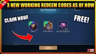 CLAIM! 3 NEW WORKING REDEEM CODES AS OF SEPTEMBER 7, 2021 - MLBB
