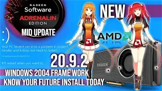 New AMD Radeon Software Adrenalin 20.9.2 Mid Update 💻 Gpu 2020