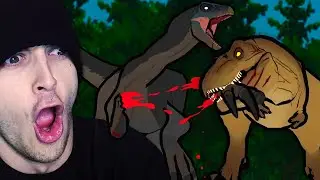 3 INSANELY BRUTAL DINOSAUR BATTLES (Reaction)