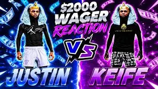 Keife Wagered THE BEST SHOOTER on NBA2K21 ForgiveJustin For $2000 & This Happened 😱 | REACTION