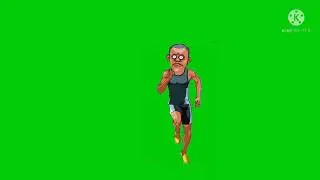 Running Man Green Screen