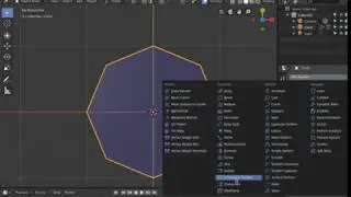 Blender: Quick squished octagon with rounded corners