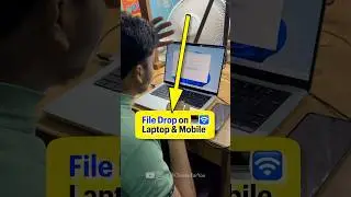 Mobile और Windows Laptop के बीच AirDrop! (File Transfer) 😱