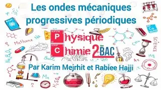 Leçon sur les ondes mécaniques progressives périodiques destinée aux élèves 2ème année baccalauréat