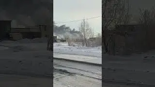 В Шушарах сгорел самый большой склад вб в Питере #рекомендации #словопацана #рек #реки #хочуврек