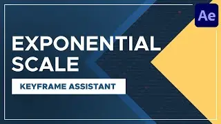 Smoother scaling animations with Exponential Scale in After Effects