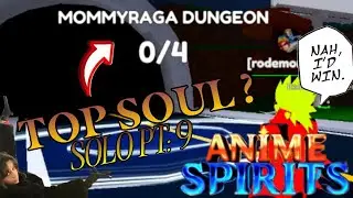 SOLO RAID MOMMYRAGA EASY GEMS (Anime Spirits) |Roblox