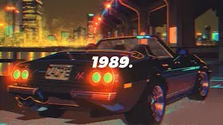 it's summer 1989 and you're driving in new york city (80's chill lofi synthwave)