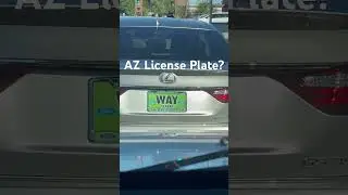Since When Did AZ Change Their Plates? #roadto2k #phoenix #driving #tempe #licenseplate